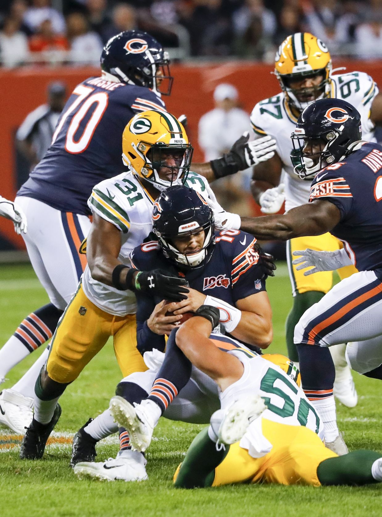 Packers 10, Bears 3